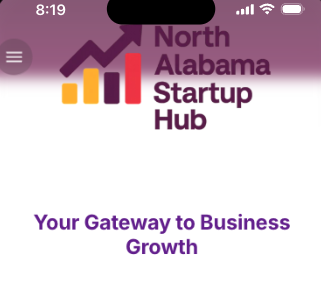 North Alabama Startup Hub app preview